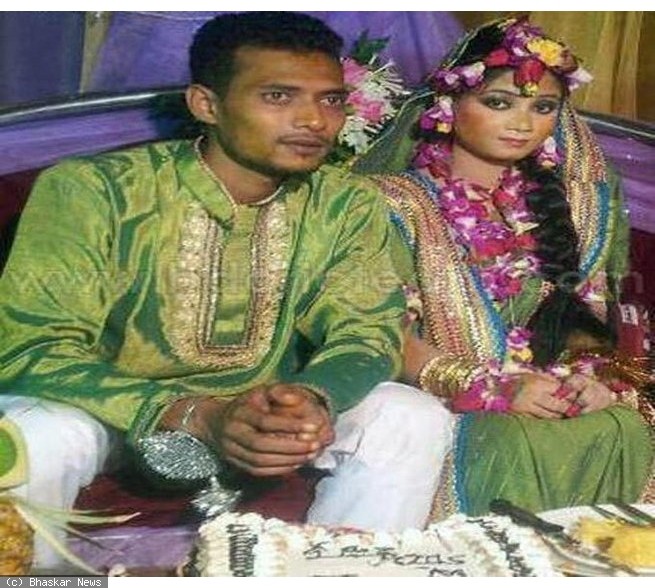 Shaful Islam with wife