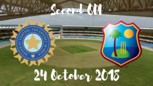India vs west indies second odi