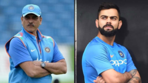 ravi shastri and virat kohli