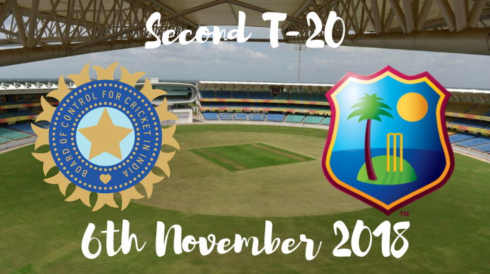 India vs west indies second T20